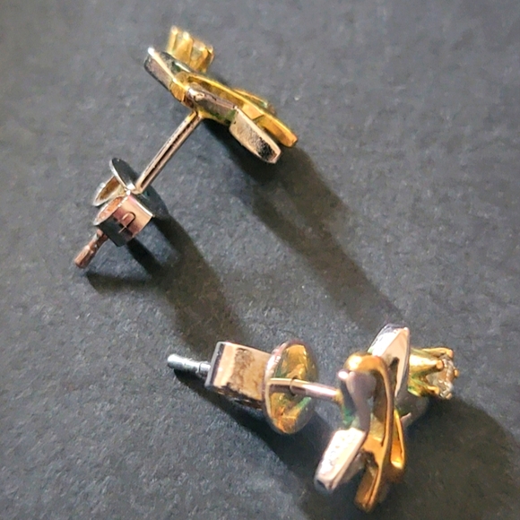 Agnes b Earrings w Signature b across a star - Picture 4 of 4